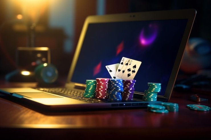 Suasana hiburan kasino langsung yang dinamis dengan meja dan dealer profesional